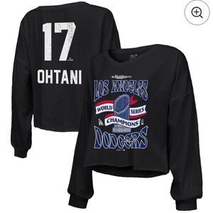 Black Los Angeles Dodgers World Series Long Sleeve Shirt